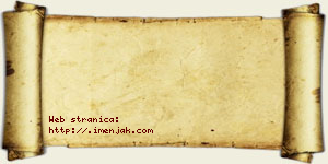 Mia Čičovački vizit kartica